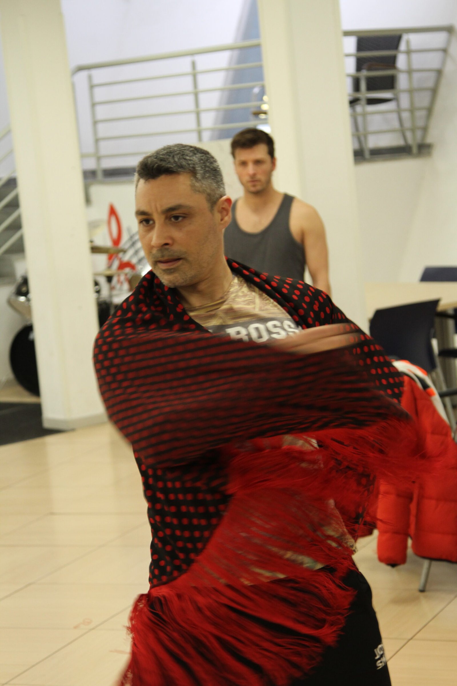 Jose y Chema en coreografía